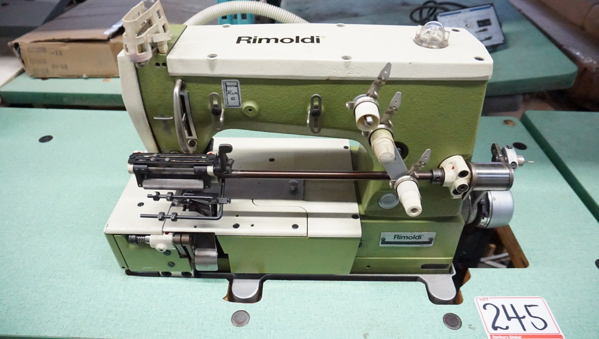 RIMOLDI 261-34-2DR-25 2-NEEDLE FLATBED COVERSTITCH W/ ELASTIC ATTACHMENT (NO THREAD STAND) - Image 2 of 5