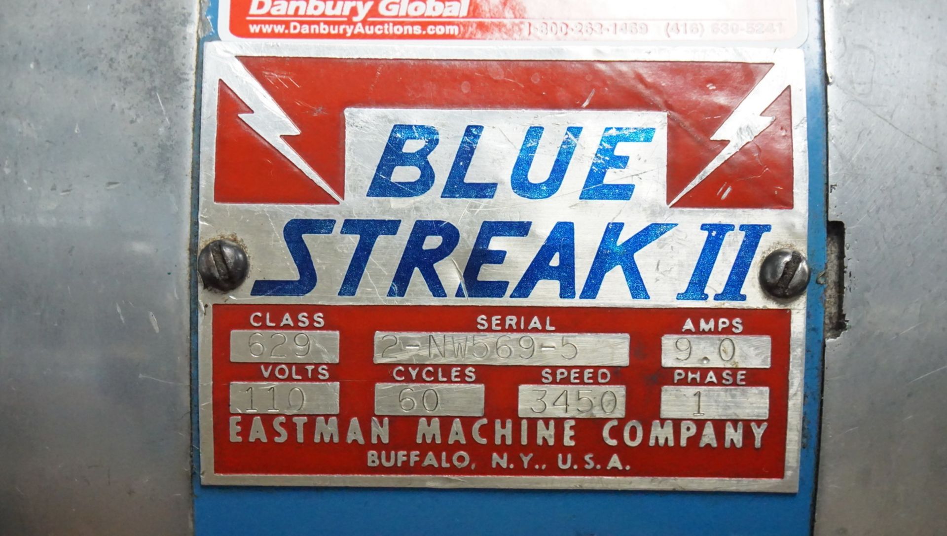 EASTMAN CLASS 629 BLUE STREAK II APPROX. 8"H CUT CLOTH CUTTING (110V) - Image 2 of 2
