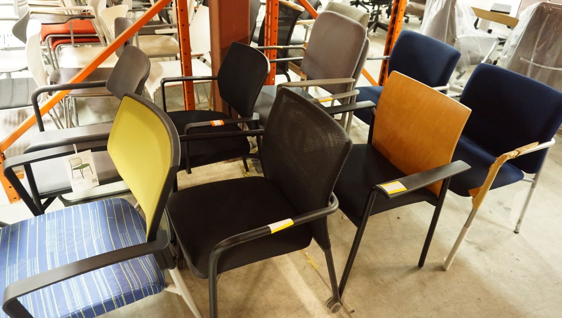 LOT - (10) ASSTD GREY, BLACK, NAVY, ETC OFFICE CHAIRS - Image 2 of 2