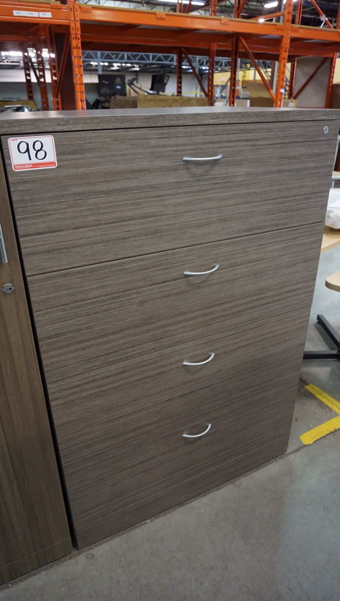 WOODGRAIN 2' X 3' X 53"H 3-DRAWER LATERAL FILE CABINET