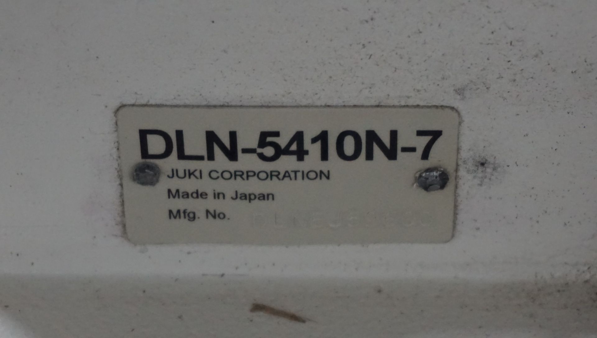 JUKI DLN-5410N-7 SINGLE NEEDLE SEWING MACHINE (200-240V, 3PH) (LOCATED @ 101 ALEXDON RD, TORONTO) - Image 6 of 6
