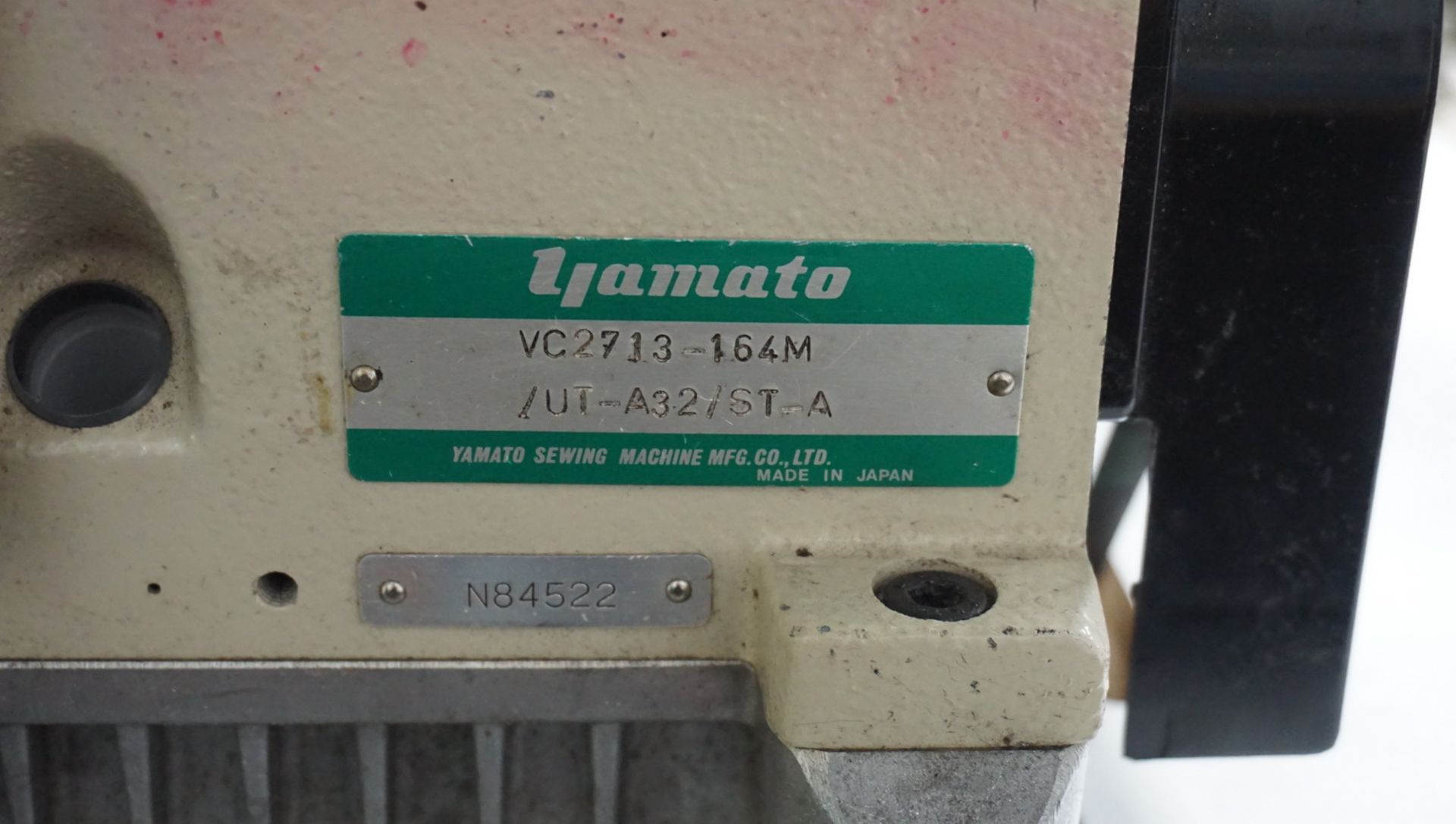 YAMATO VC2713-164M/UT-A32/ST-A 3-NEEDLE CYLINDER COVERSTITCH MACHINE, S/N N84522 (LOCATED @ 101 - Image 6 of 6