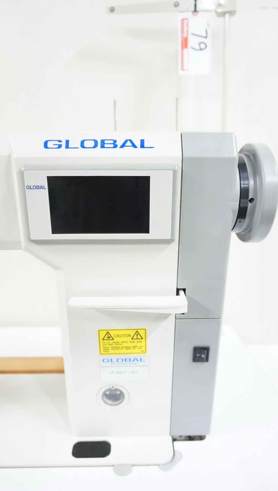 (NEW) GLOBAL LP-8971-I-AUT SINGLE NEEDLE, POSTBED, WHEEL FEED, TOP DRIVE, SEWING MACHINE, S/N - Image 6 of 7