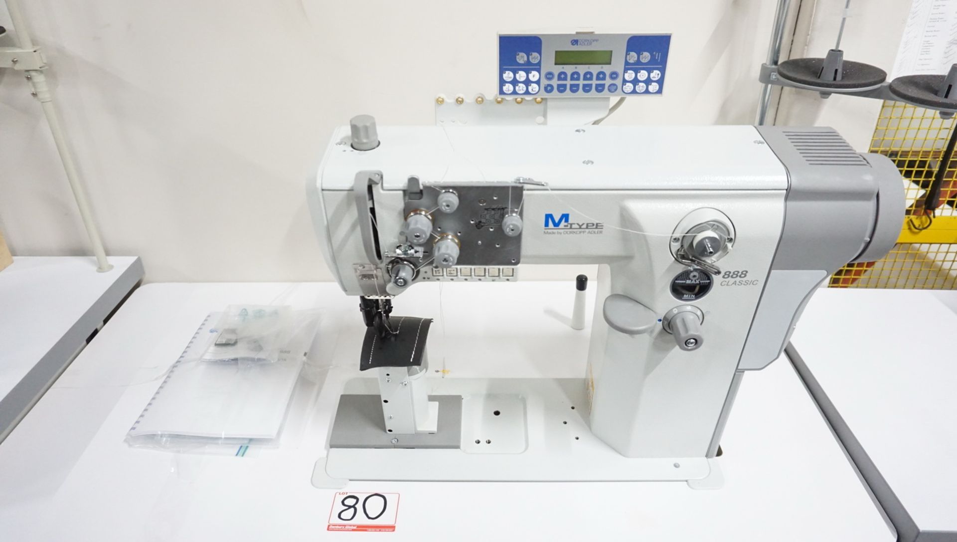 (NEW) DURKOPP ADLER M-TYPE 888 CLASSIC (888-160122-M) SINGLE NEEDLE, POSTBED, WHEEL FEED, SEWING