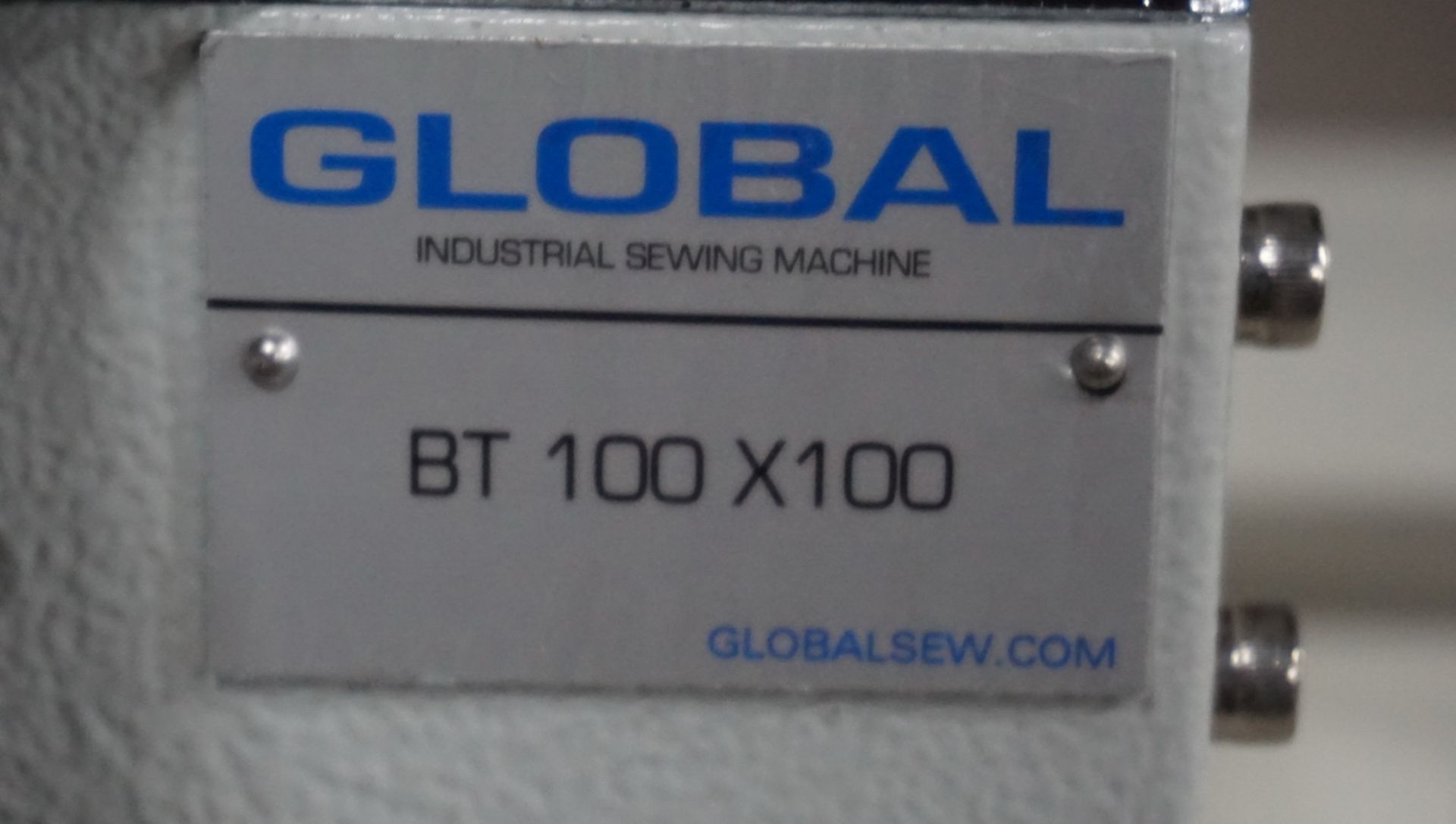 (NEW) GLOBAL BT100X100 SINGLE NEEDLE (SHOE, UPHOLSTERY, & PATTERN) PROGRAMMABLE SEWING MACHINE, S/ - Image 8 of 8