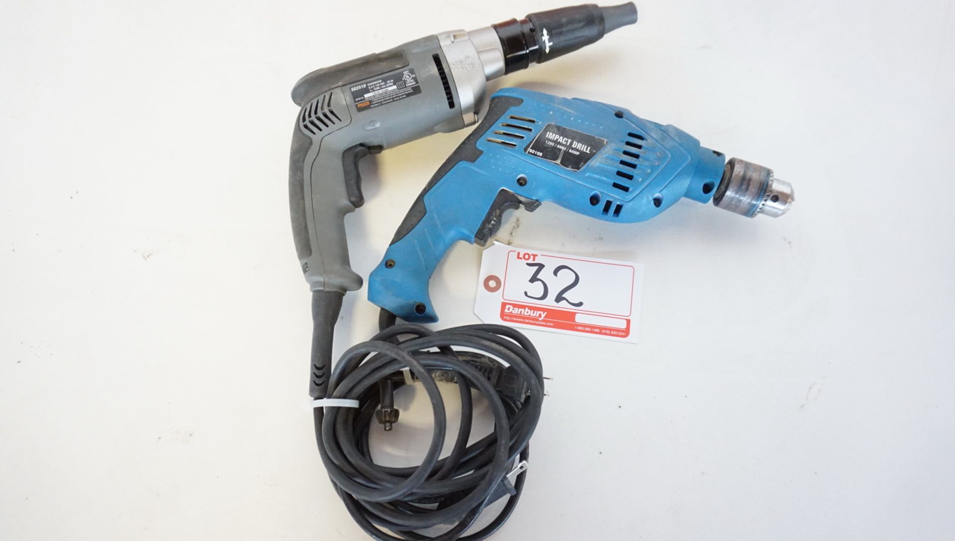 LOT - SENCO & BOLTON ELECTRIC SCREW GUN & IMPACT DRILL (2 PCS)