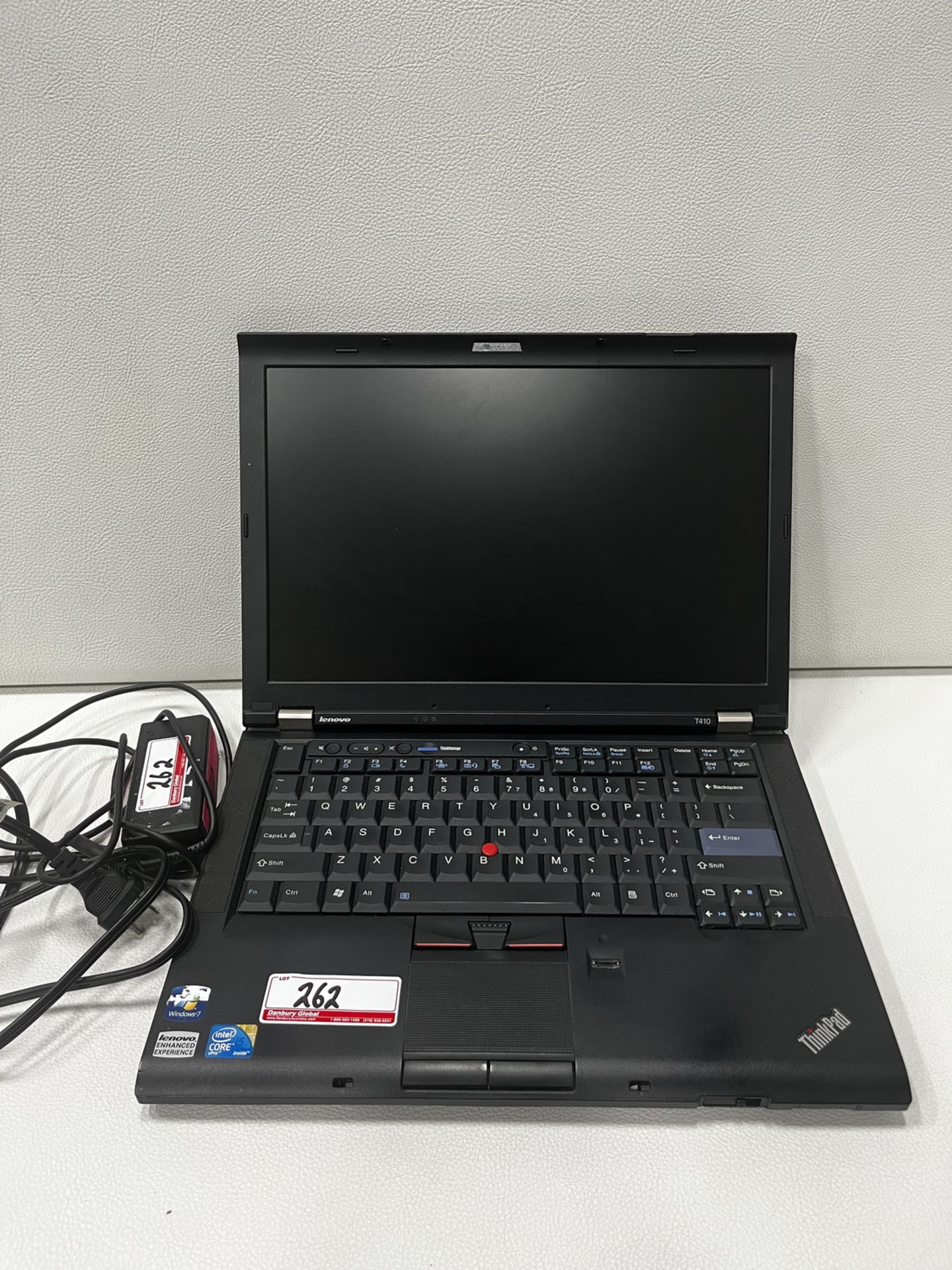 LENOVO T410 LAPTOP C/W INTEL CORE I5 M520 2.4GHZ CPU, 4GB RAM, 320GB HDD C/W POWER SUPPLY