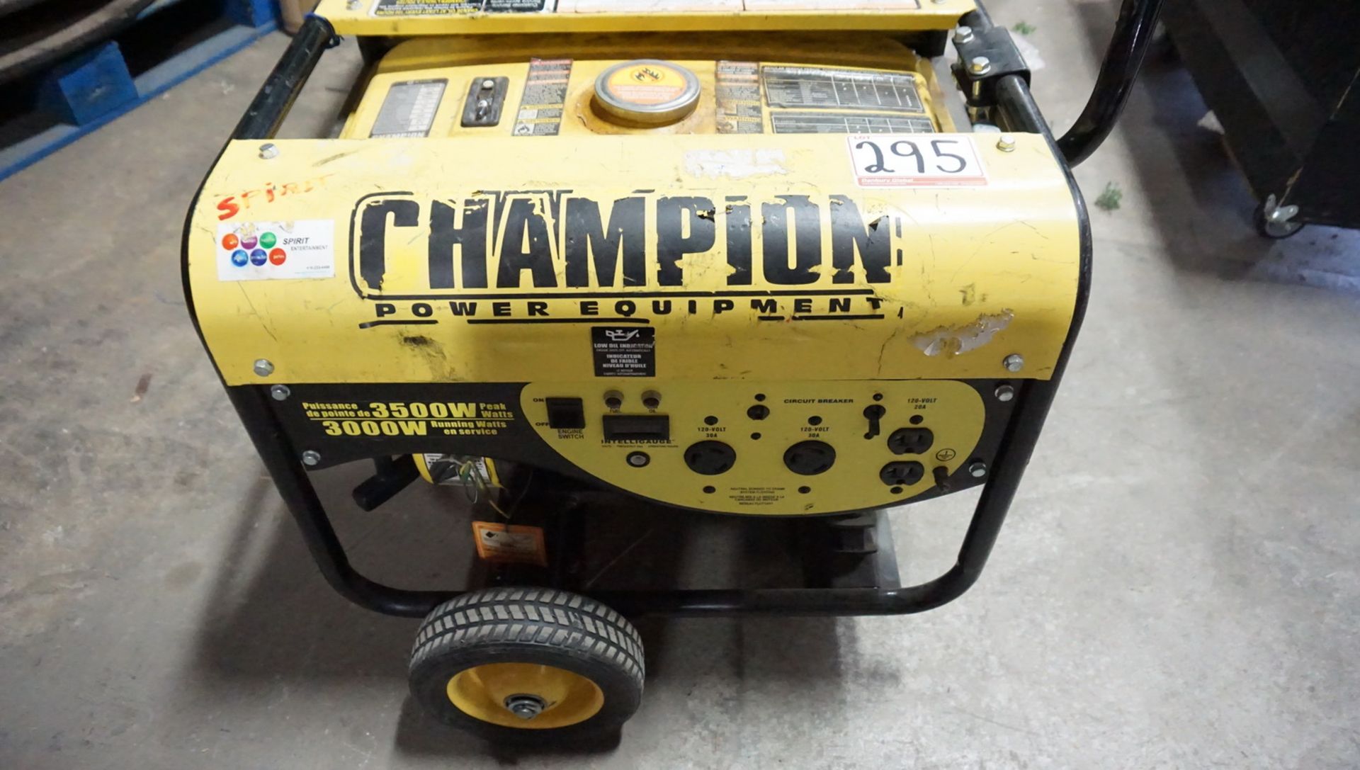 CHAMPION CSA40015 3,500W PORTABLE GENERATOR