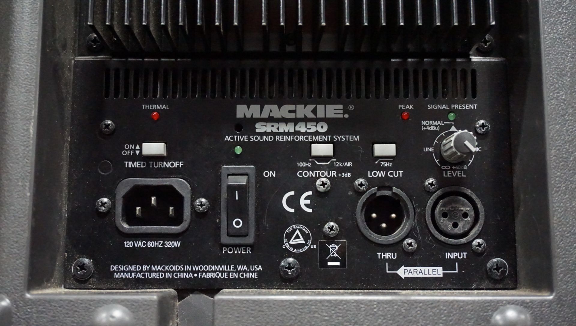 UNITS - MACKIE SRM450 ACTIVE LOUDSPEAKERS W/ SOFT CASE - Image 2 of 2