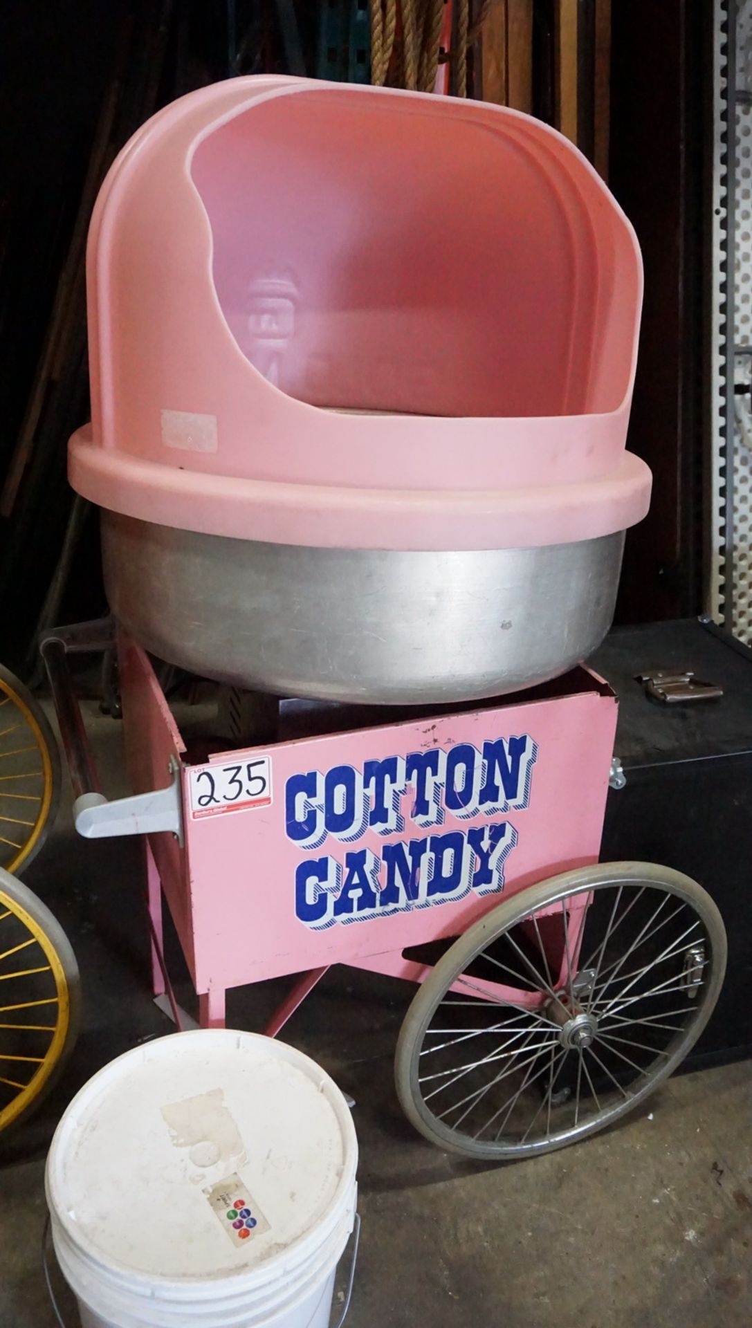 THE BREEZE COTTON CANDY MACHINE C/W TROLLEY