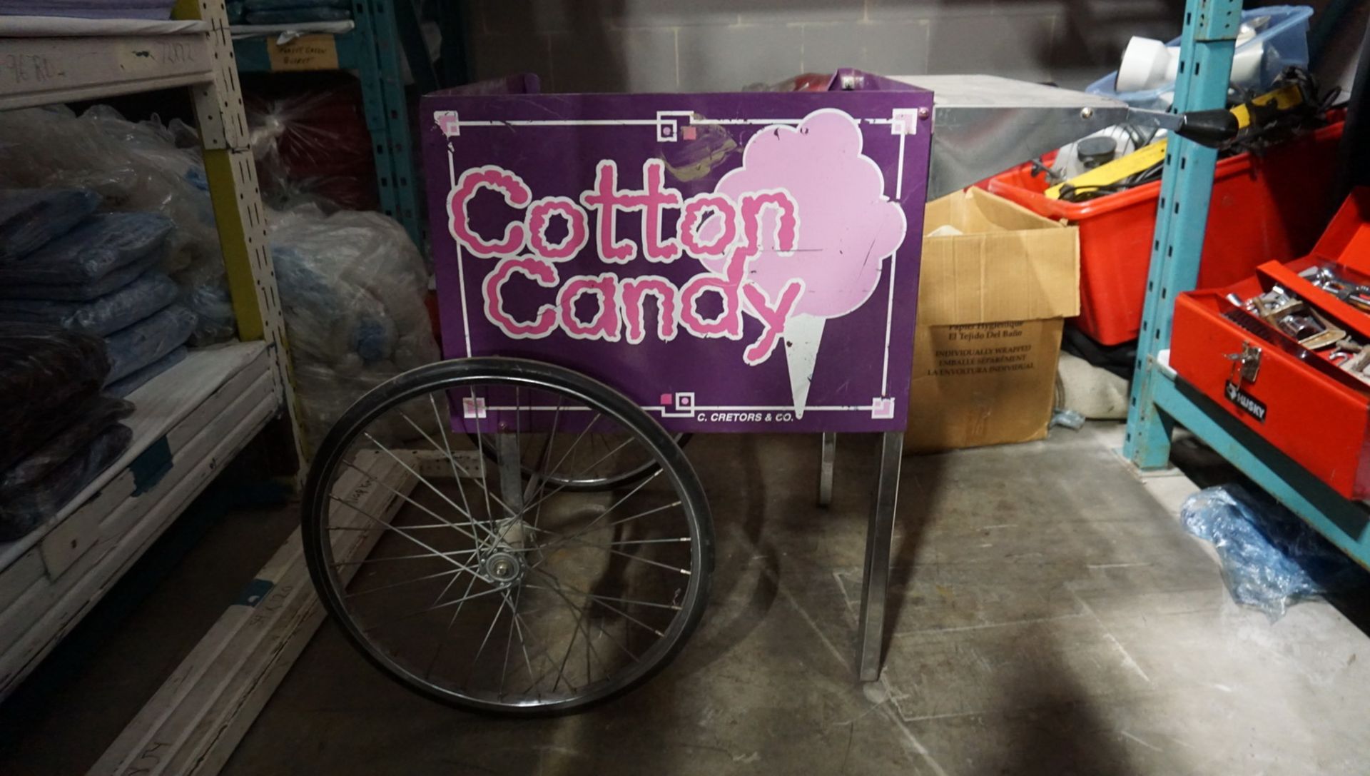 FLOSS MAXX COTTON CANDY MACHINE C/W TROLLEY - Image 3 of 3