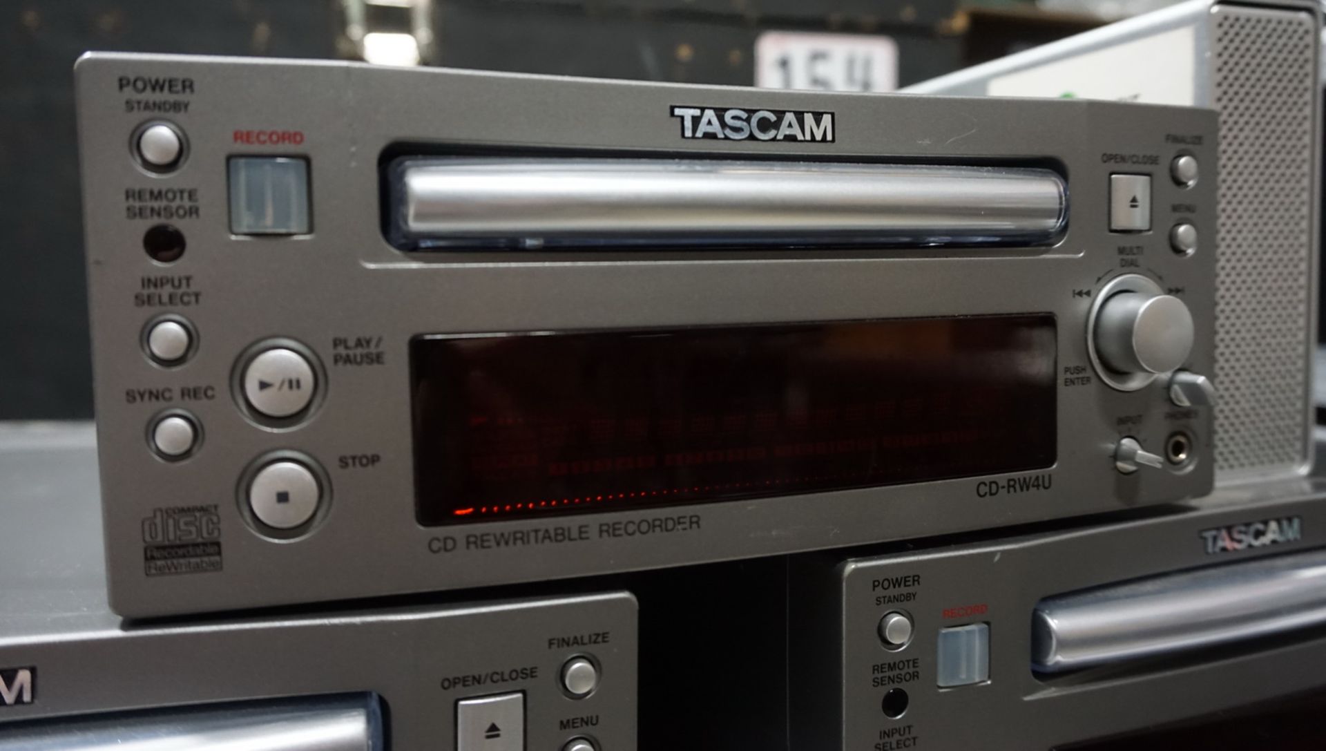 LOT - TASCAM CD-RW4U REWRITABLE RECORDERS (3 UNITS) - Image 2 of 2