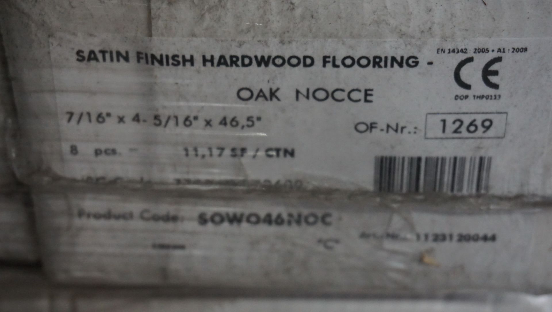 BOXES - ASSORTED SATIN FINISH OAK ENGINEERED FLOORING - NOCCE, BISQUE, WHITE OAK, ASSTD (11.17 - Image 3 of 5