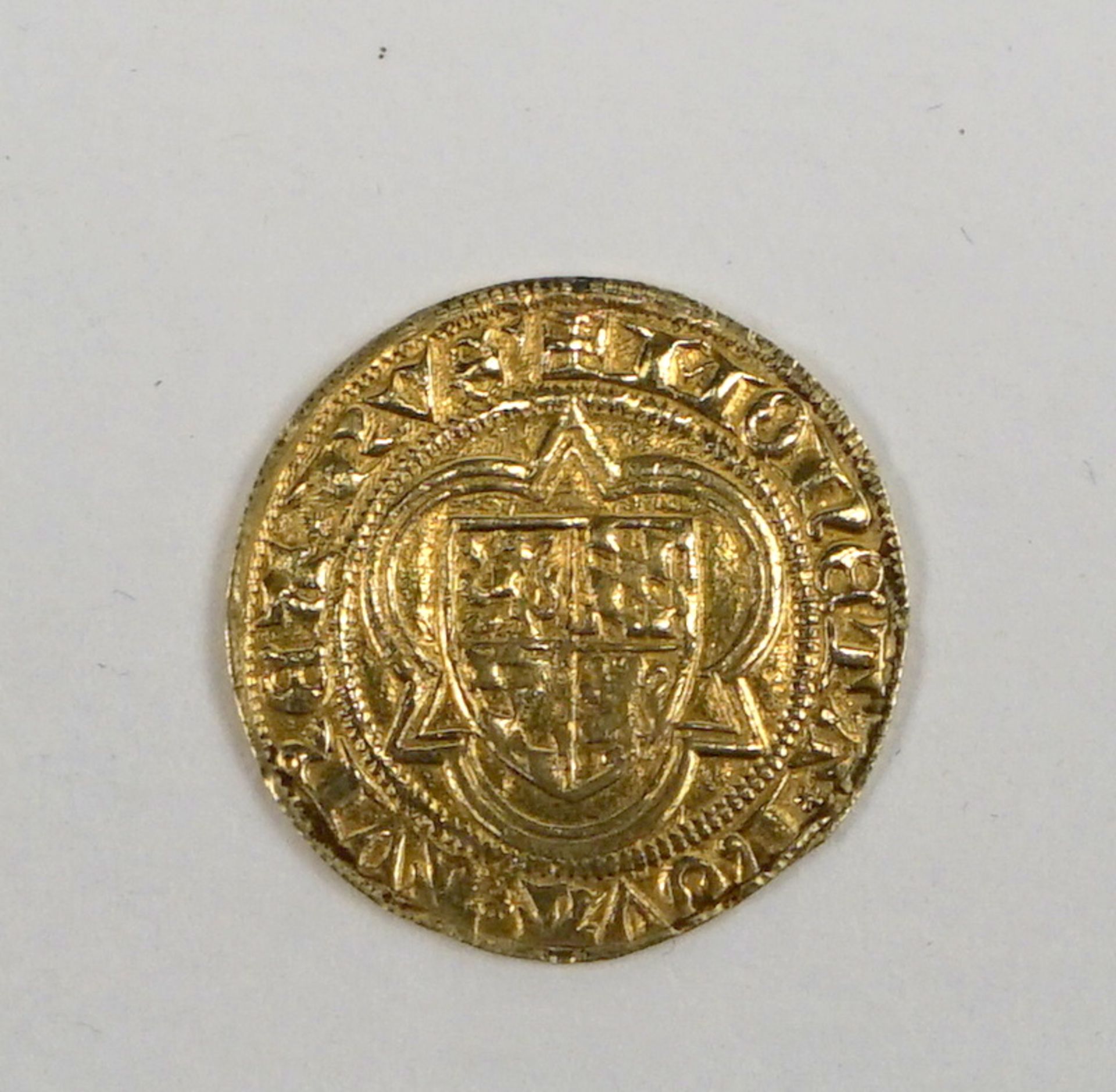 Goldmünze, 17.Jhd.,MAINZ, BISTUM86Konrad III. von Dhaun, 1419-1434 Goldgulden o.J. (1420), Bingen, - Bild 2 aus 2