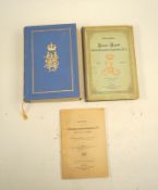 Konvolut Regimentsbücher, um 1900,"Geschichte der Königin Augusta Garde-Grenadier-Regiments Nr.