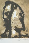 Schumacher, Emil (1912-1999): Abstrakte Komposition,Farbaquatinta, bleistiftsigniert unten rechts "
