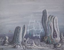 van Briel, Ernst Theodor (1904 Kleef - 1994 Telgte): Phantastische Unterwasserlandschaft oder "