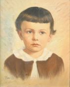 Mädchenporträt, ca. 1920er Jahre,unentschl. signiert unten links, Öl auf Leinwand, Maße 23 x 29cm,