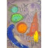 Chagall, Marc (1887Peskowatik-1985 Saint-Paul-de-Vence): "Saint-Germain-des-Prés",Original-