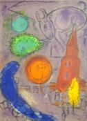 Chagall, Marc (1887Peskowatik-1985 Saint-Paul-de-Vence): "Saint-Germain-des-Prés",Original-