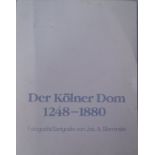 Slominski, Josef Albert (*1937): Grafikmappe "Der Kölner Dom 1248-1880",Mappe mit insg. 6 Blättern