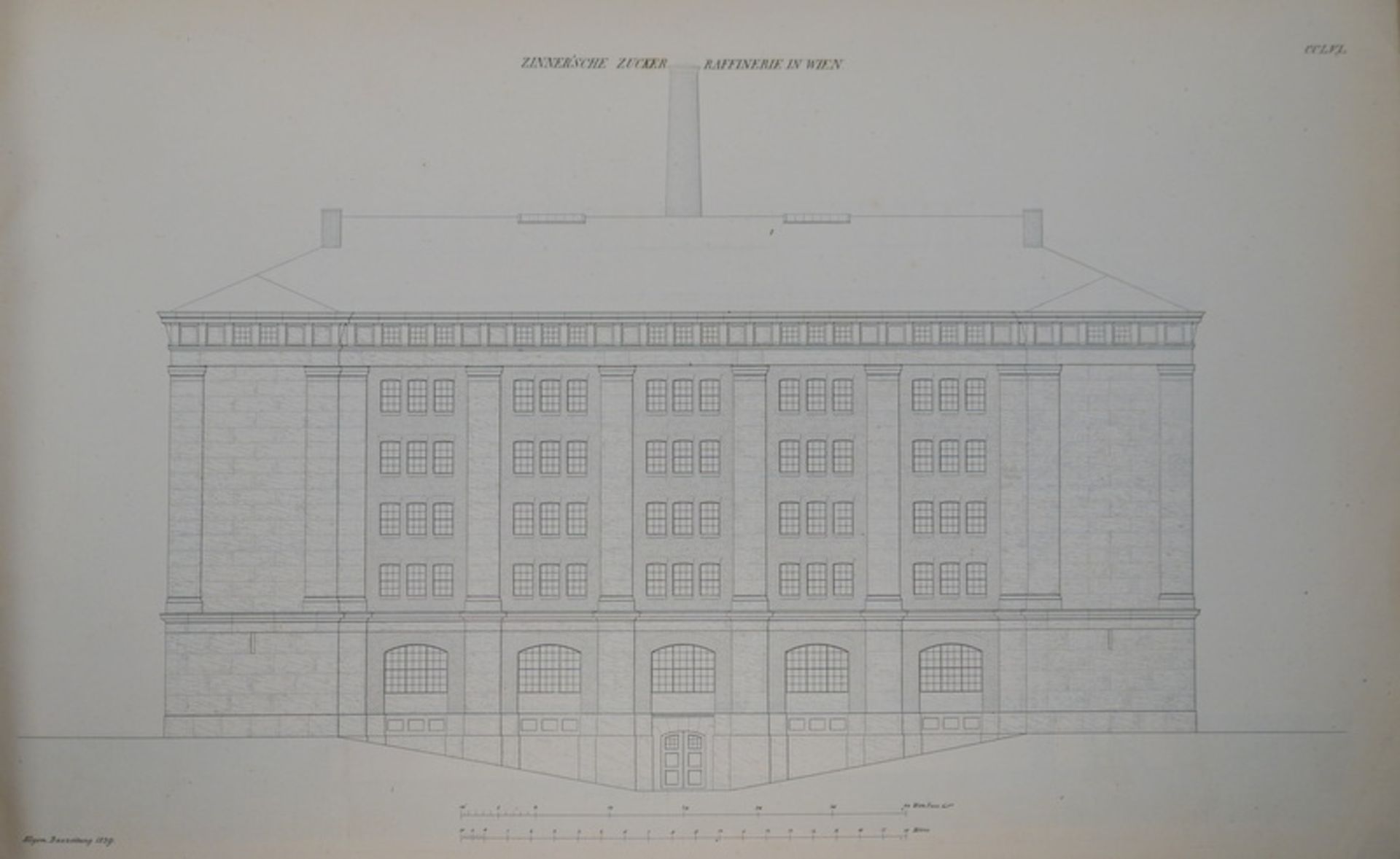 Försters Bauzeichnung 1839,Tafelwerk durchgehend mit Kupfertafeln Baukunst und Kaiser Ferdinand