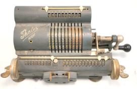 Rechenmaschine "Thales " Patent Mod. 3288/1,Mechanische Rechenmaschine für bis zu 13 Stellen,