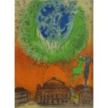 Chagall, Marc (1887Peskowatik-1985 Saint-Paul-de-Vence): "L'Opéra de Paris",Original-