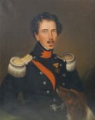 Kieft, Jan (1798 Rijpen bei Amsterdam -1870 Amsterdam): Portrait eines niederl. Offiziers vom 10-