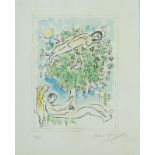 Chagall, Marc (1887Peskowatik-1985 Saint-Paul-de-Vence): L'arbre fleuri (1977), Mourlot 916, Aufl.