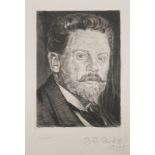 Pankok, Bernhard (1872 Münster (Westfalen); † 1943 in Baierbrunn): Herrenporträt (wohl Emil