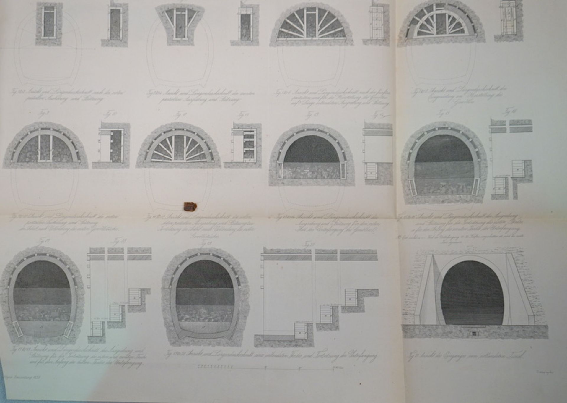 Försters Bauzeichnung 1839,Tafelwerk durchgehend mit Kupfertafeln Baukunst und Kaiser Ferdinand - Bild 3 aus 3