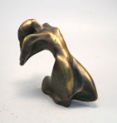 Kuzman, Bozin (geb. 1949): Weibl. Akt "Spirit",Bronze mit gräulicher Kunstpatina, auf der