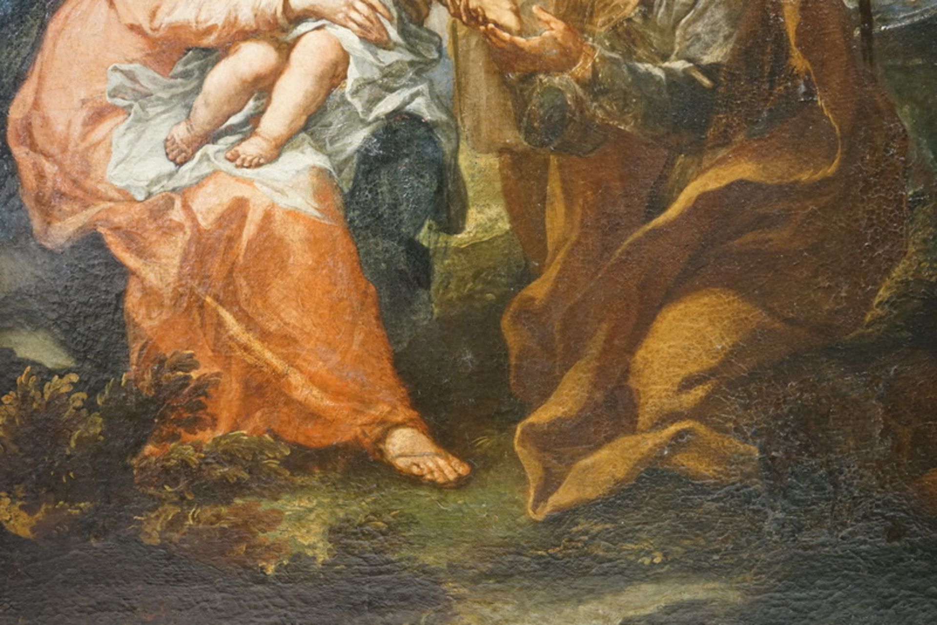 Diziani, Gaspare ((Belluno 1689 – Venedig 1767): Heilige Familie mit Elisabeth,nach seinen - Image 5 of 7