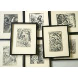 Chagall, Marc: Sammlung von acht biblischen Szenen