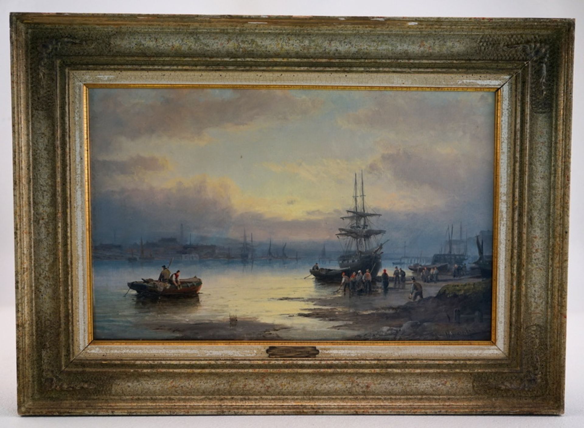 Thornly, George William: "Sunset- the Tessway below Chatham" - Bild 2 aus 3