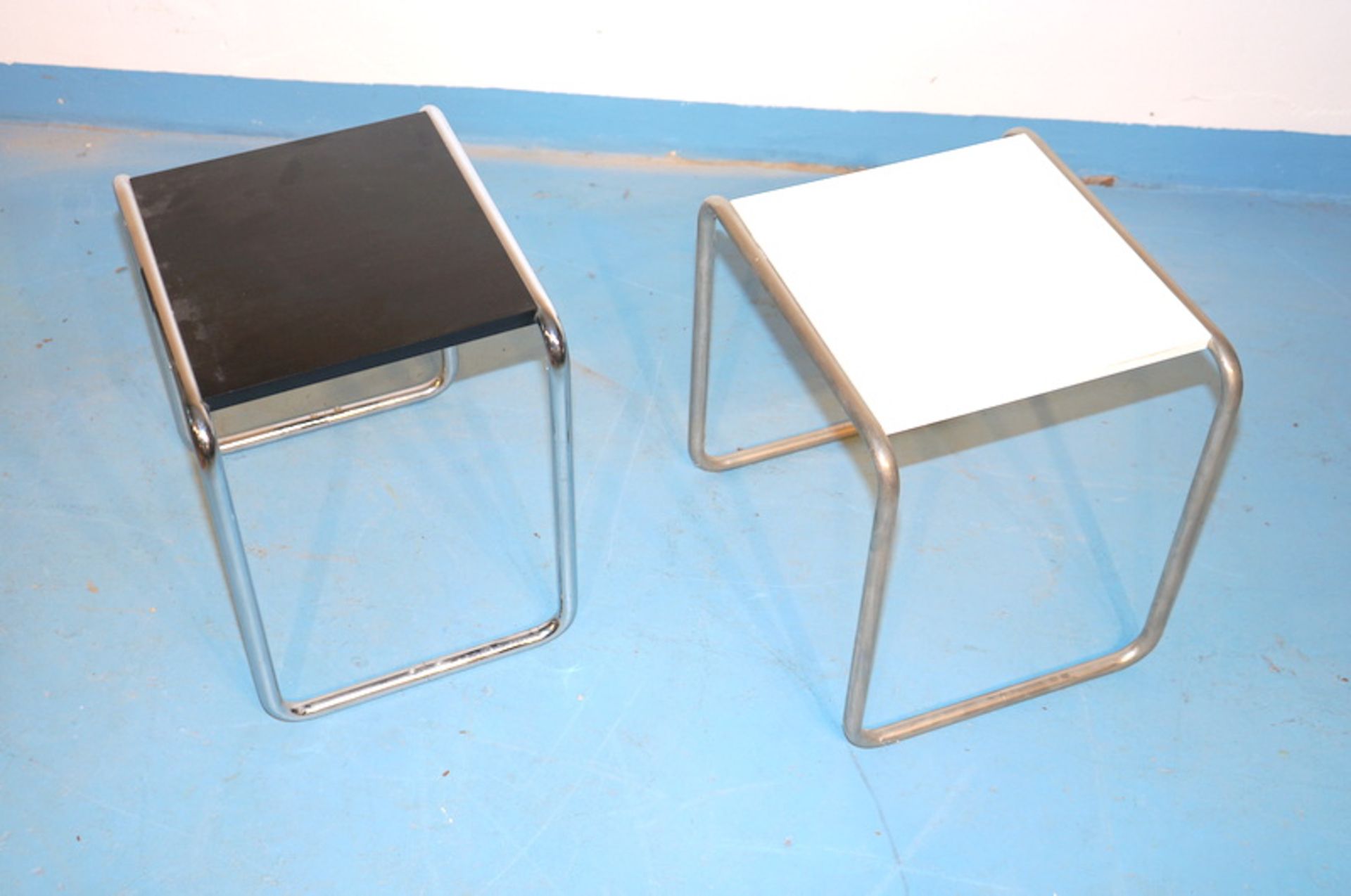 2 Hocker, Bauhaus, Entw. Marcel Breuer - Bild 2 aus 4