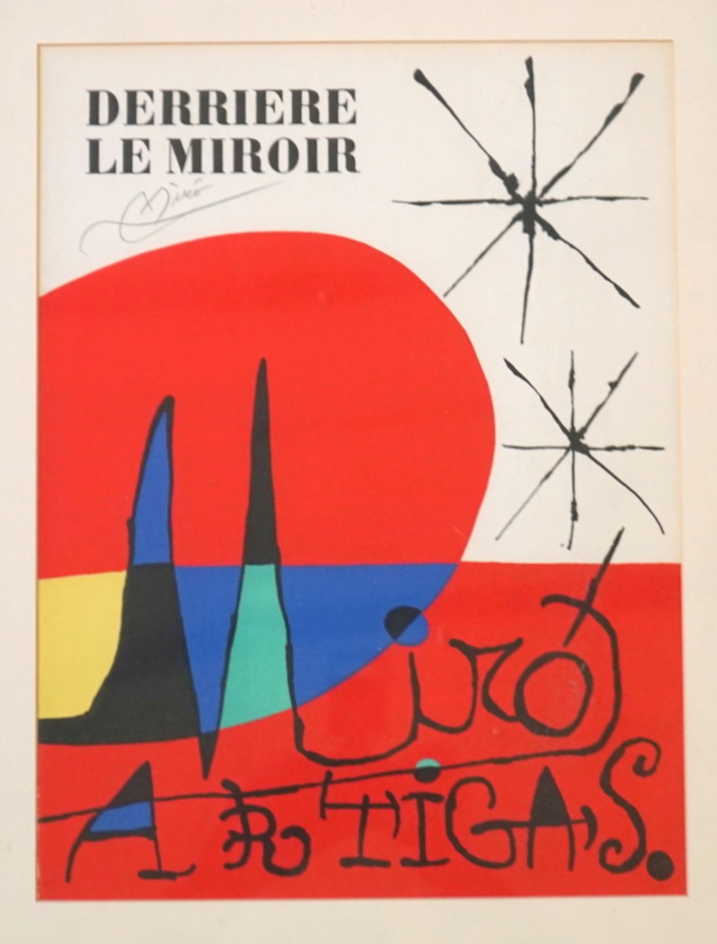 Miró, Joan: "Artigas" aus der Serie "Derriere le Miroir"