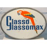 Glasurit, Glassomax Papagei Werbeschild, 1960er Jahre