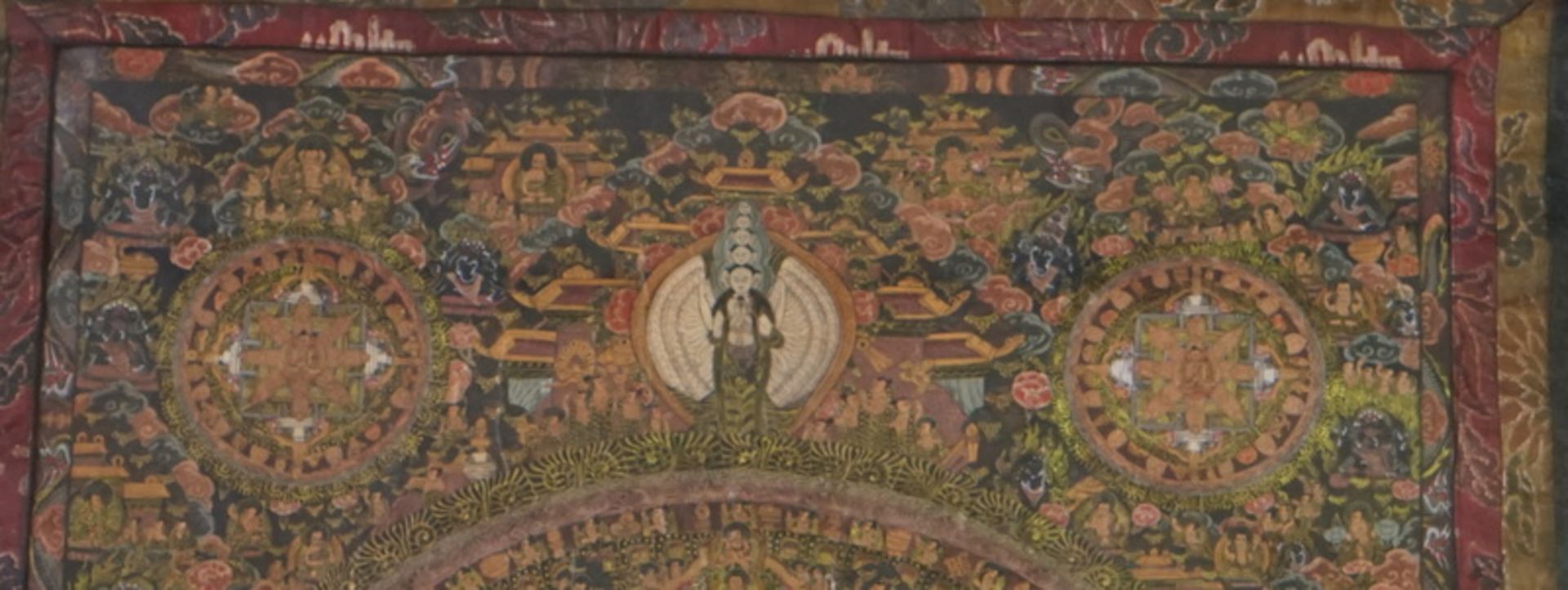 Großes altes buddhistisches Tangka - Bild 3 aus 3