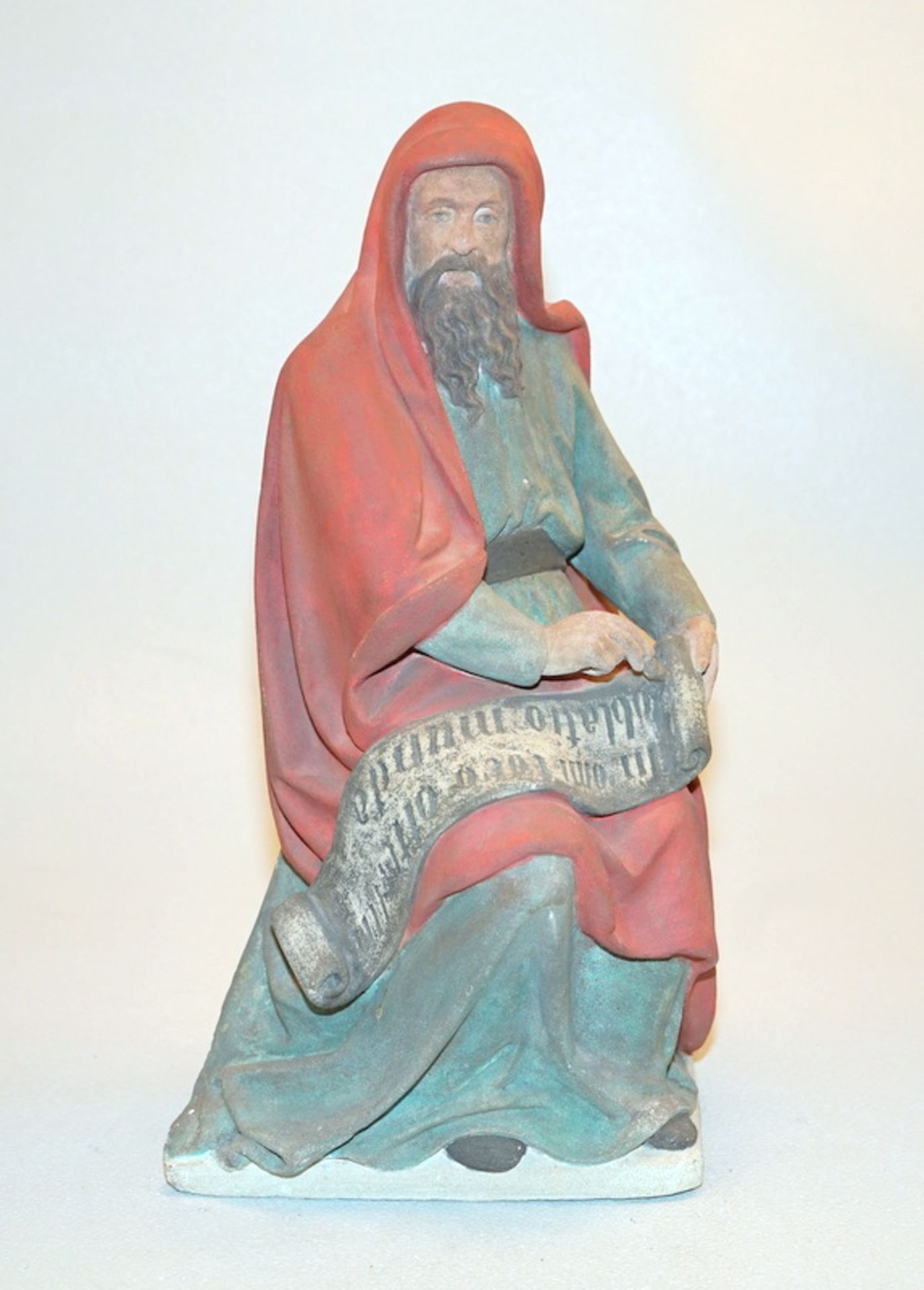 Apostelfigur oder Heiliger Malachias aus Baumberger Sandstein