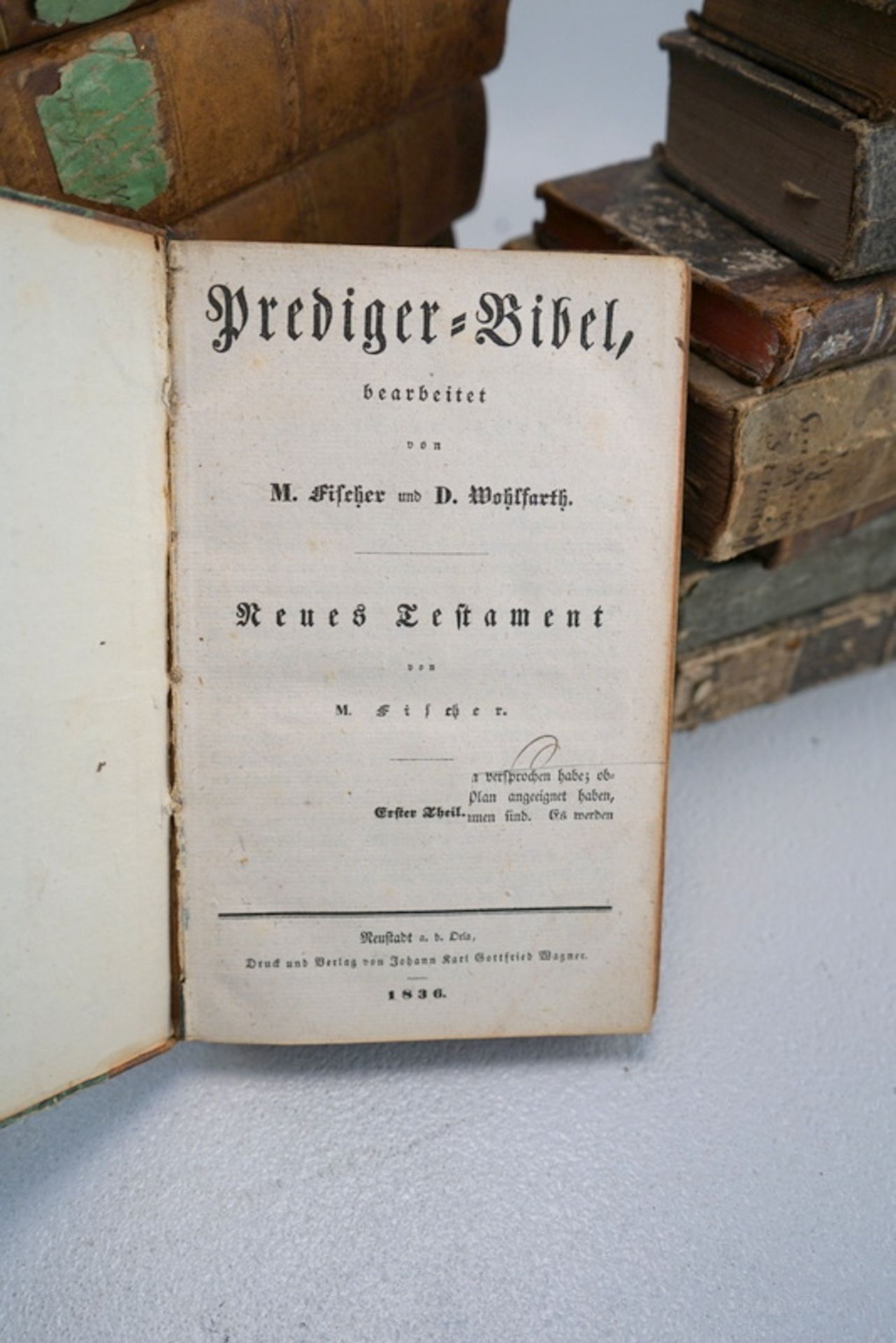 Großes Konvolut antiker Bücher theologischen/sakralen Inhalts, 18./19.Jhd. - Bild 3 aus 4