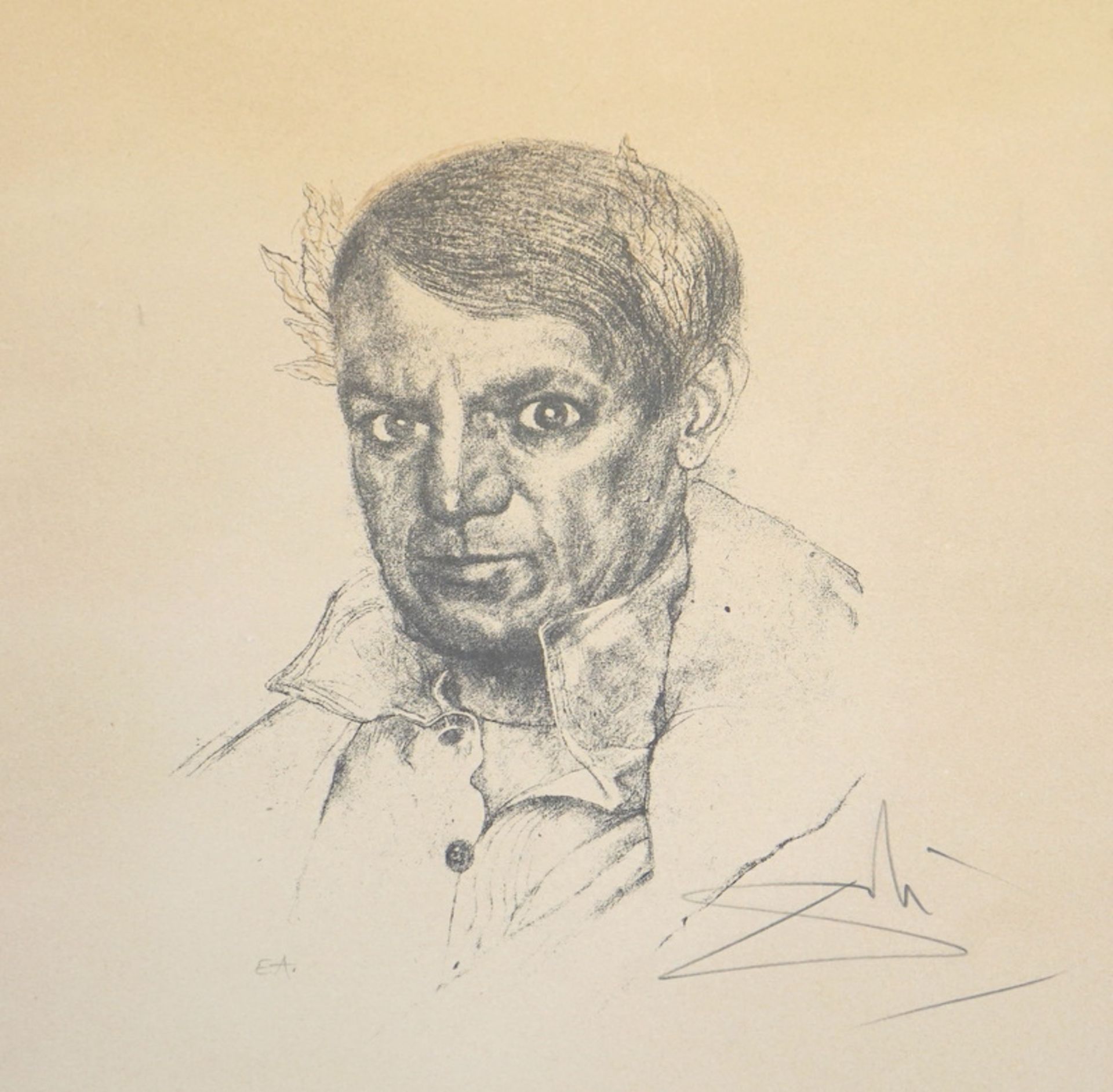 Dali y Domenech, Salvador Felipe Jacinto: Portrait von Pablo Picasso