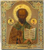 Ikone des Heiligen Nikolaus, Russland, 18./19. Jhd.