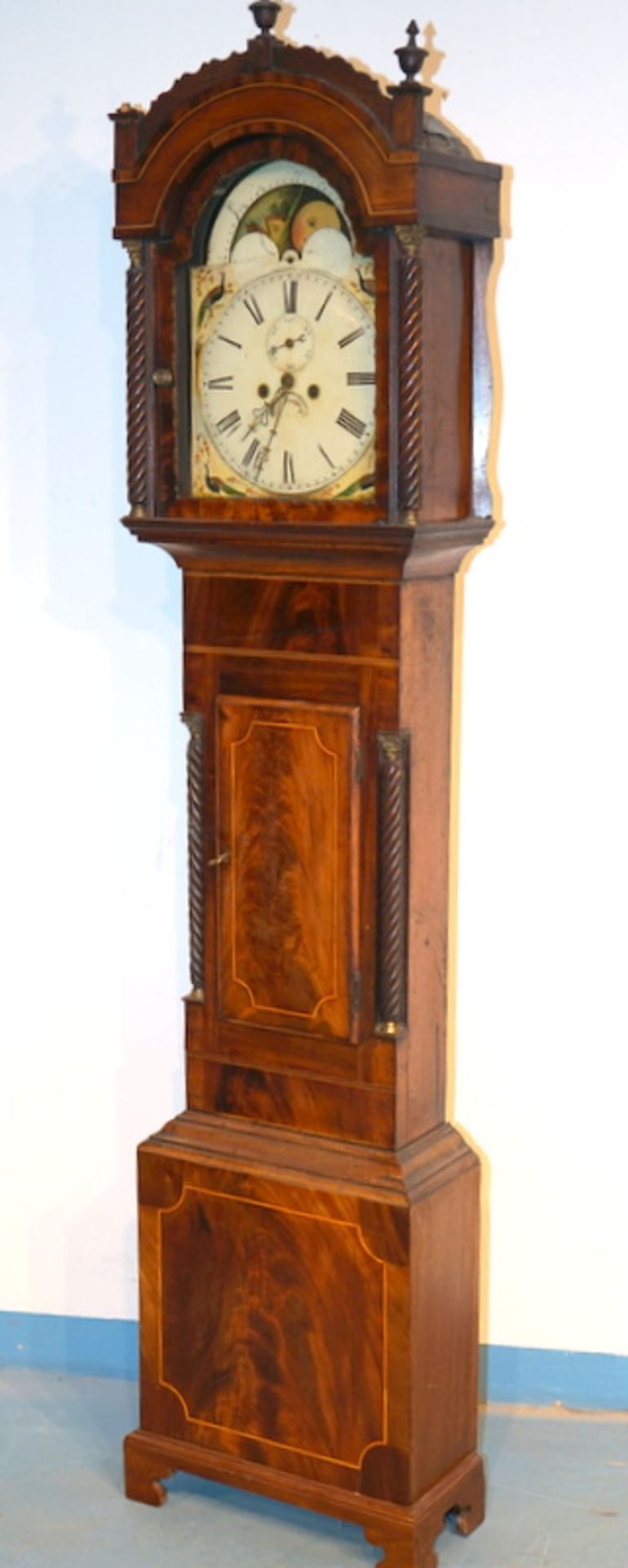 Standuhr, victorianisch, England um 1860