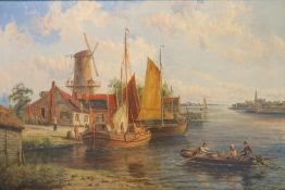 Dommersen, William Raymond: "Naaldtwyk op de Schhelte, Holland"