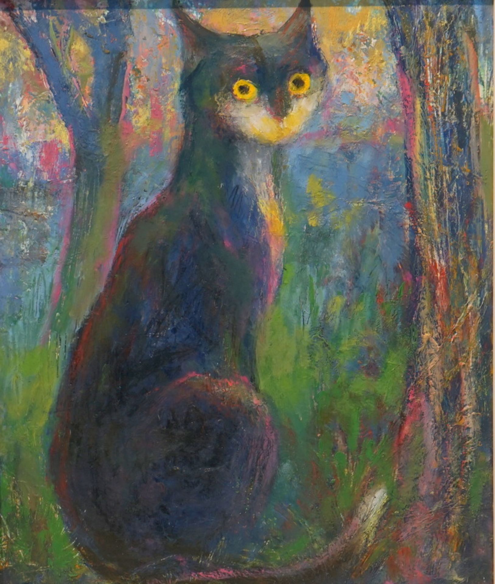 Lamers, Waltraut: Expressionistische Katze