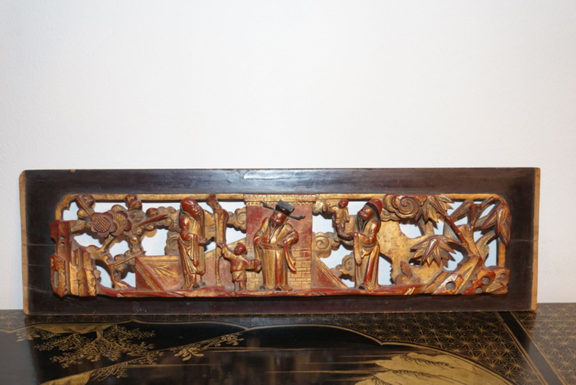 Antiker chinesischer Altartisch mit Lackoberfläche Guangxu - Image 8 of 8