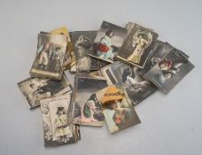 Interessante Sammlung von mehr als 150 Postkarten, Gelaufen 1906-1915