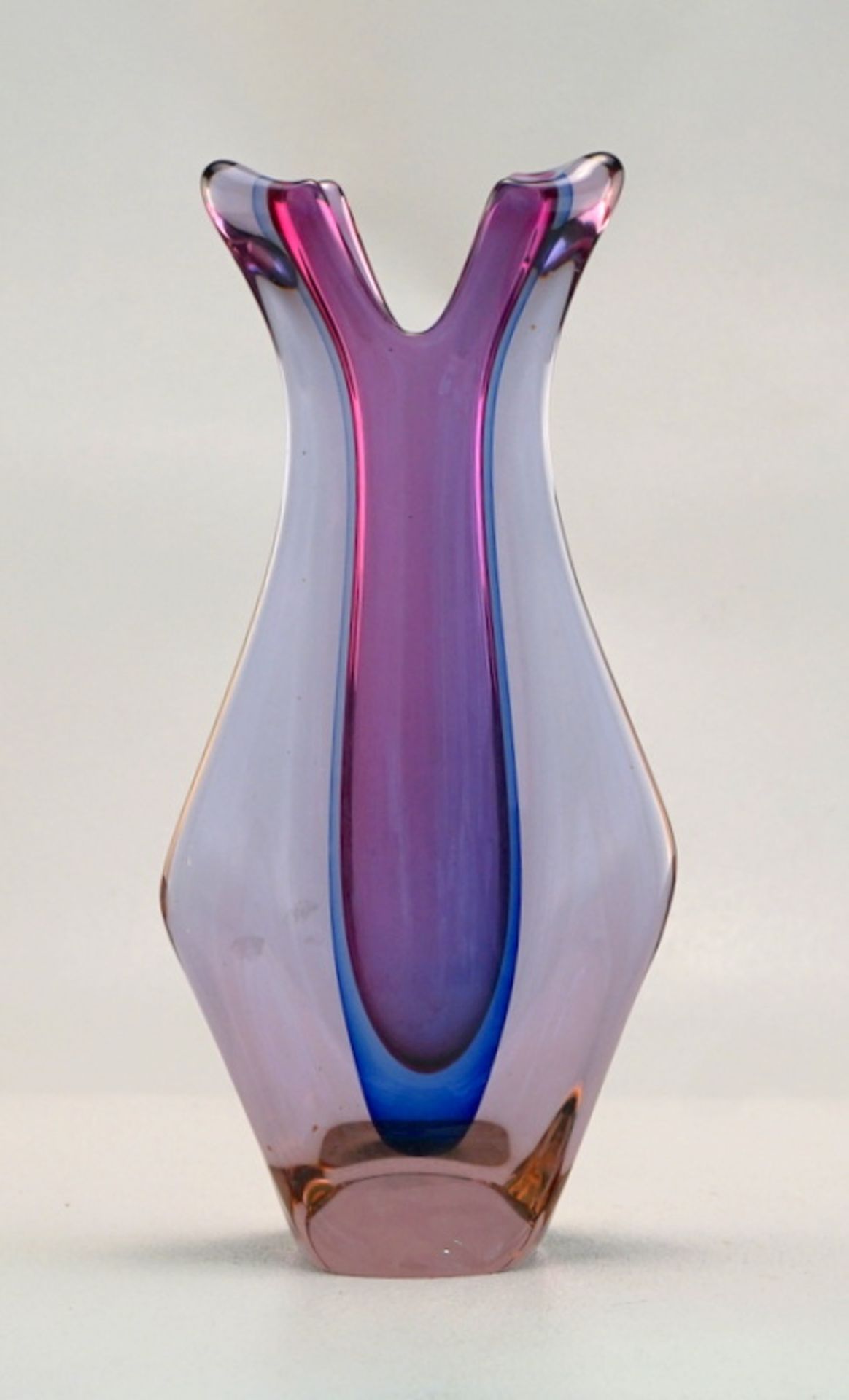 Große Vase der 60er Jahre, Murano Sommerso